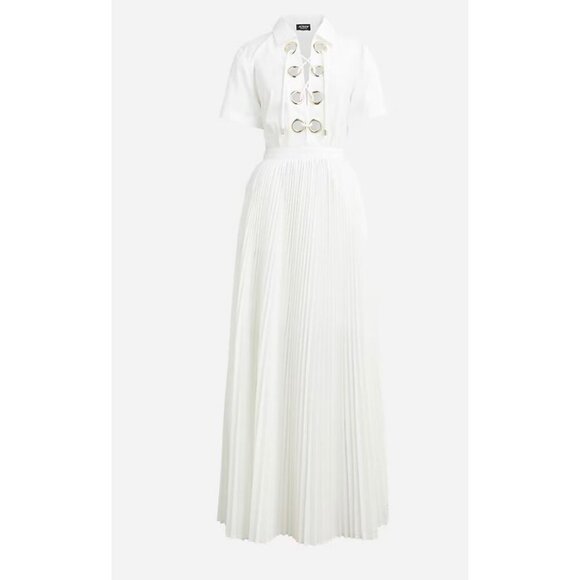 J. Crew White Maxi Dress Size 8 - Picture 1 of 9